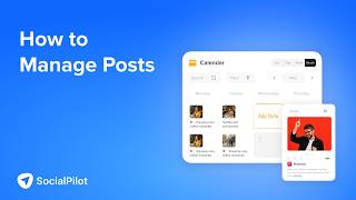 How to Manage Posts From the Calendar SocialPilot Walkthrough