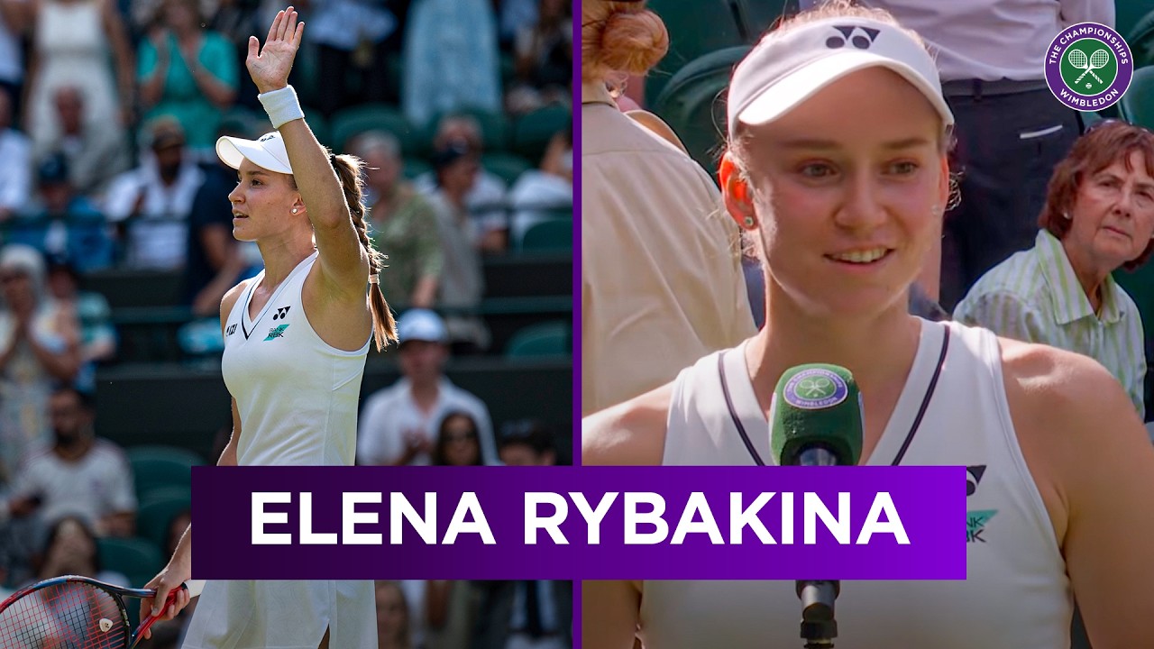 "It's amazing to be back" | Elena Rybakina | First Round Post-match Interview