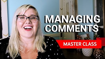 Managing comments | Minute Tips ft Meghan Tonjes