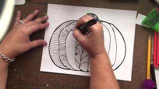 Patterned Pumpkin