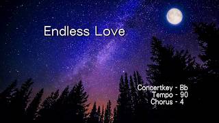 Video thumbnail of "Endless Love - Backing Track"