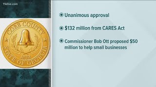 Cobb County approves millions to help small businesses, homeowners impacted by COVID-19