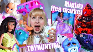 Huge flea market vintage TOY HUNT G1 G3 G4 My little Pony, 90s Barbie, Mighty Max, Polly Pocket