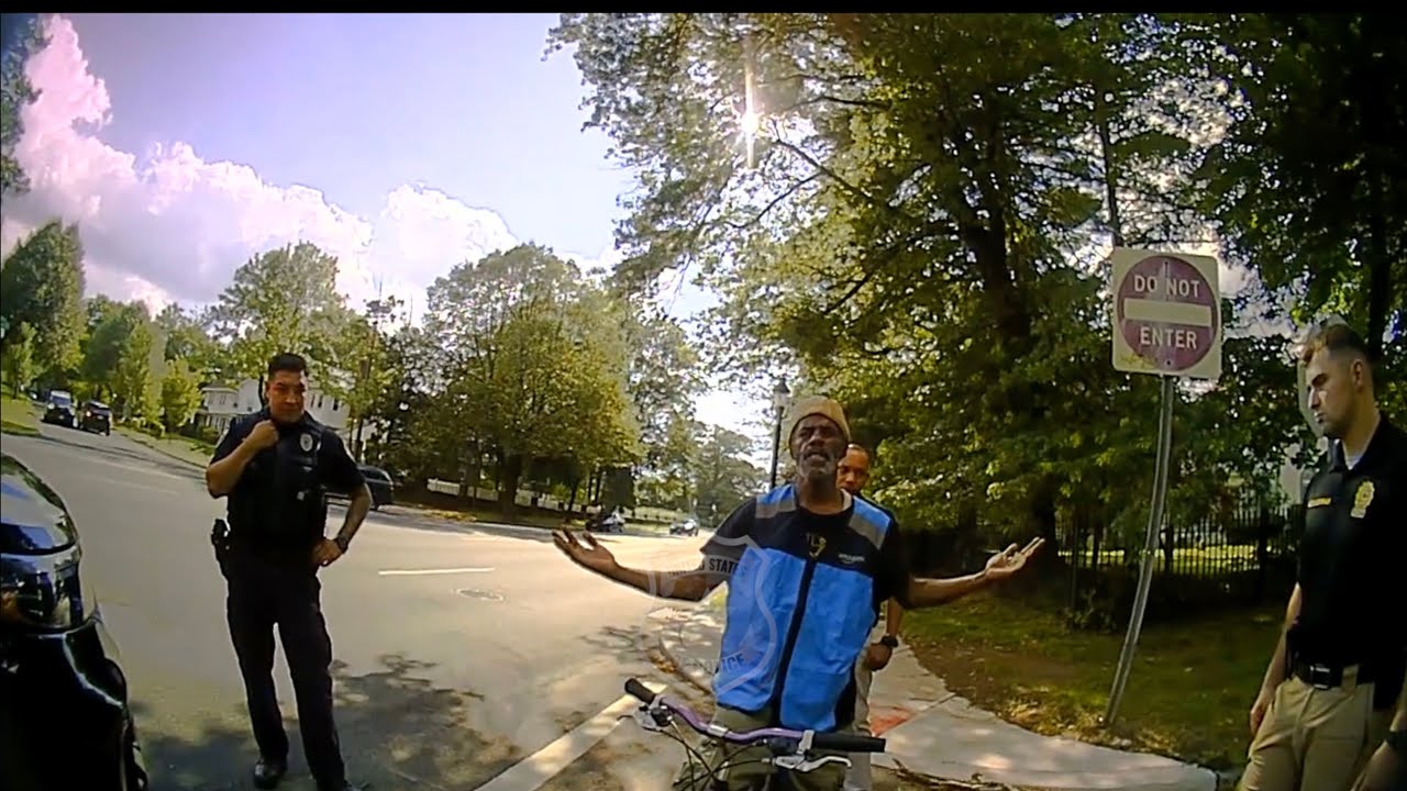 Package Thief Tries to Outsmart Police by Wearing Amazon Outfit - YouTube