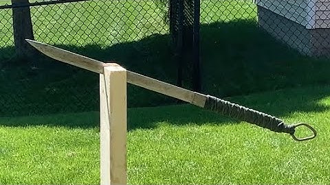 Making a steel short sword and scabbard!!!