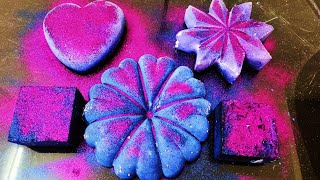 Bluish Purple Homemade's Quick Crush ASMR • Super Soft & Gritty Reforms Crumbling • @Chalkcrushasmr💜 screenshot 5