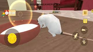 Home Mouse simulator Virtual Mother & Mouse Android Gameplay Mouse Vs Cat Dog Racoon Rabbit #2 screenshot 5