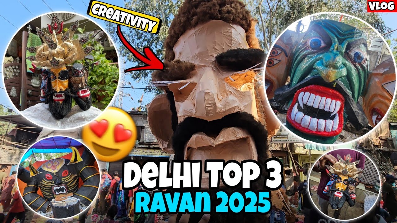 Subhash Nagar All Ravan 2025 | Raghubir Nagar Ravan 2025 | Tagore Garden 2025 | Monster Ravan 2025
