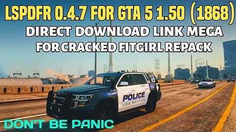 DOWNLOAD LSPDFR 0.4.7 FOR GTA 5 1.50 (1868) | RAGE PLUGIN HOOK FOR GTA V 1.50