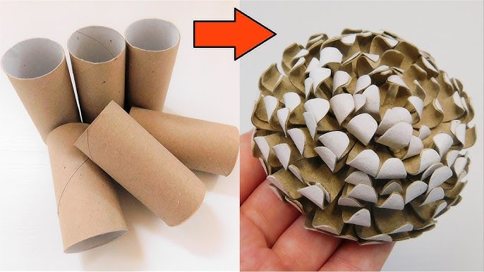 Paper Roll Spring Flowers Craft