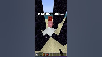 Minecraft Logic... #shorts #minecraft #viral #followme #game