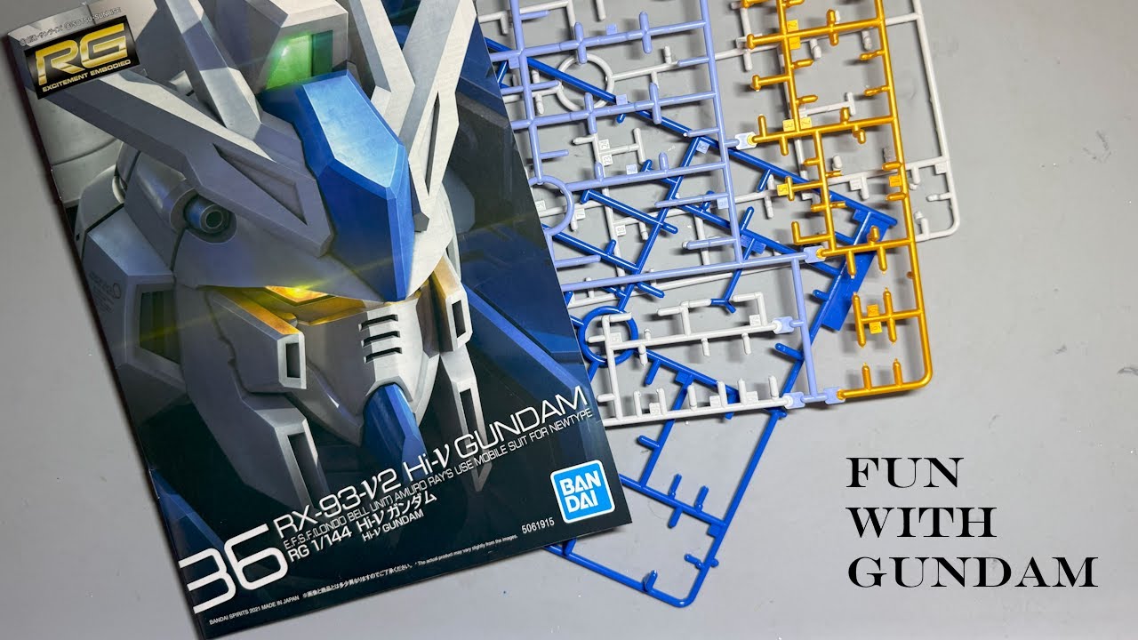 RG RX-93-ν2 Hi-ν(Nu) Unbox, Build & Review - YouTube