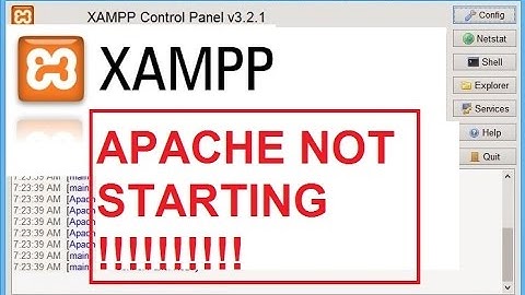 KHẮC PHỤC LỖI KHÔNG VÀO ĐƯỢC APPACHE TRÊN XAMPP