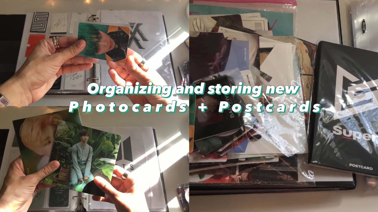 Organizing and Storing New Photocards + Postcards