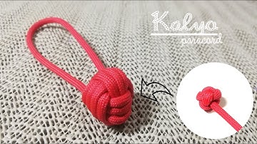 Made a Monkey Fist with Enclosed Loop Using a Celtic Button Knot and This Happens! |KALYO Paracord