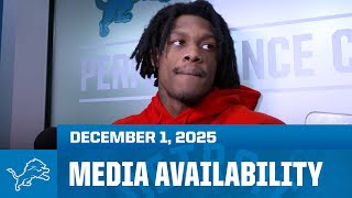 Jameson Williams meets with the media | December 1, 2025