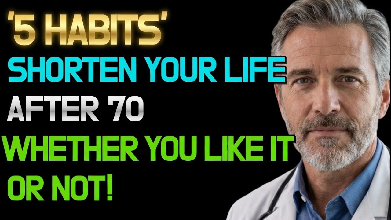 После 70 лет — избавьтесь от этих 5 привычек, пока не поздно.
