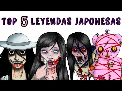 TOP 5 LEYENDAS JAPONESAS | Draw My Life  Kuchisake-onna, Teke-Teke, Hachisakusama, Hikori-Kakurenbo