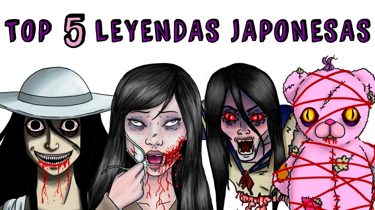 ⁣TOP 5 LEYENDAS JAPONESAS | Draw My Life  Kuchisake-onna, Teke-Teke, Hachisakusama, Hikori-Kakurenbo