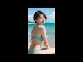 海に来たのに水着忘れちゃった😢ということで 2