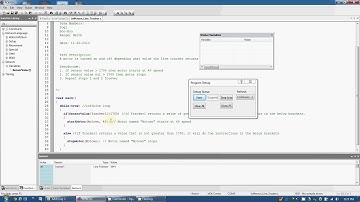 Robot C - #11 Using Debugger Window