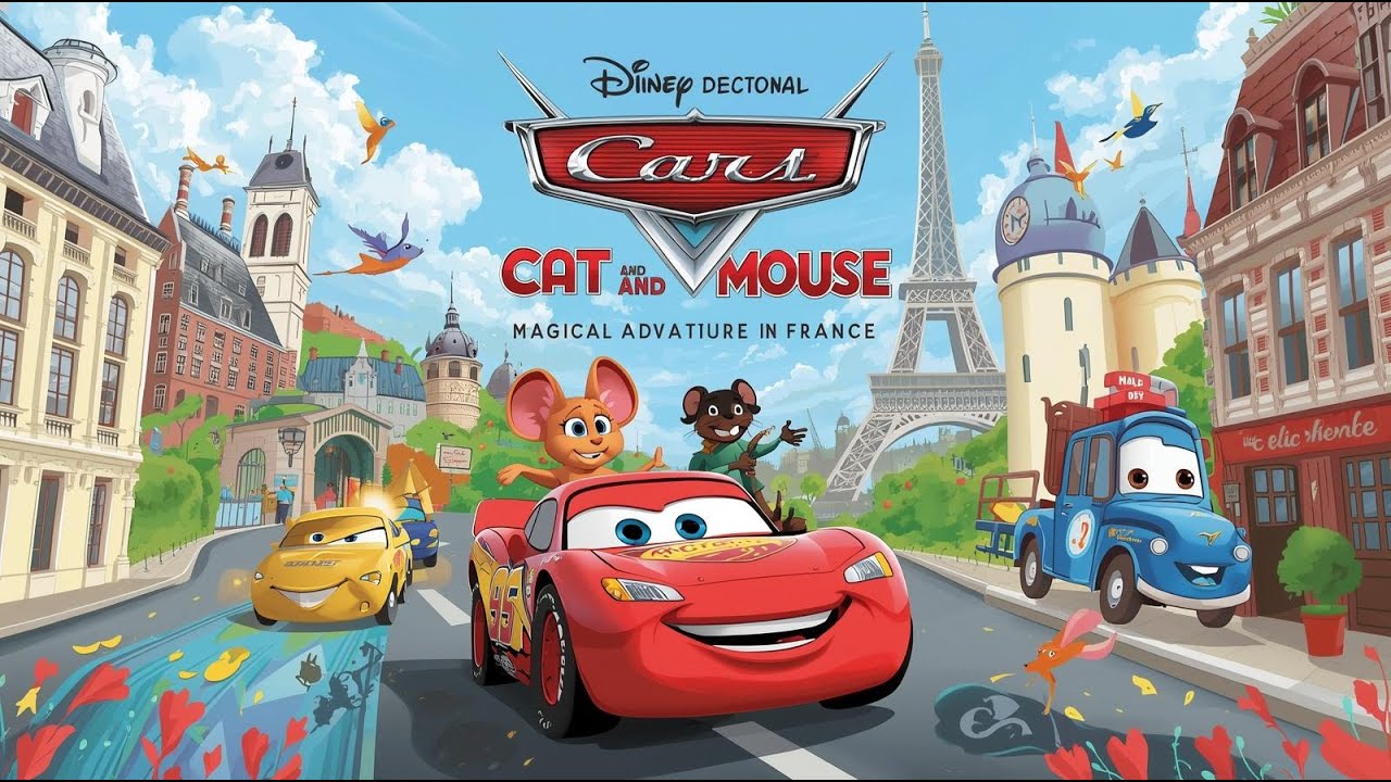 🚗🇫🇷 McQueen, the Cat & the Mouse: Magical Adventure in France