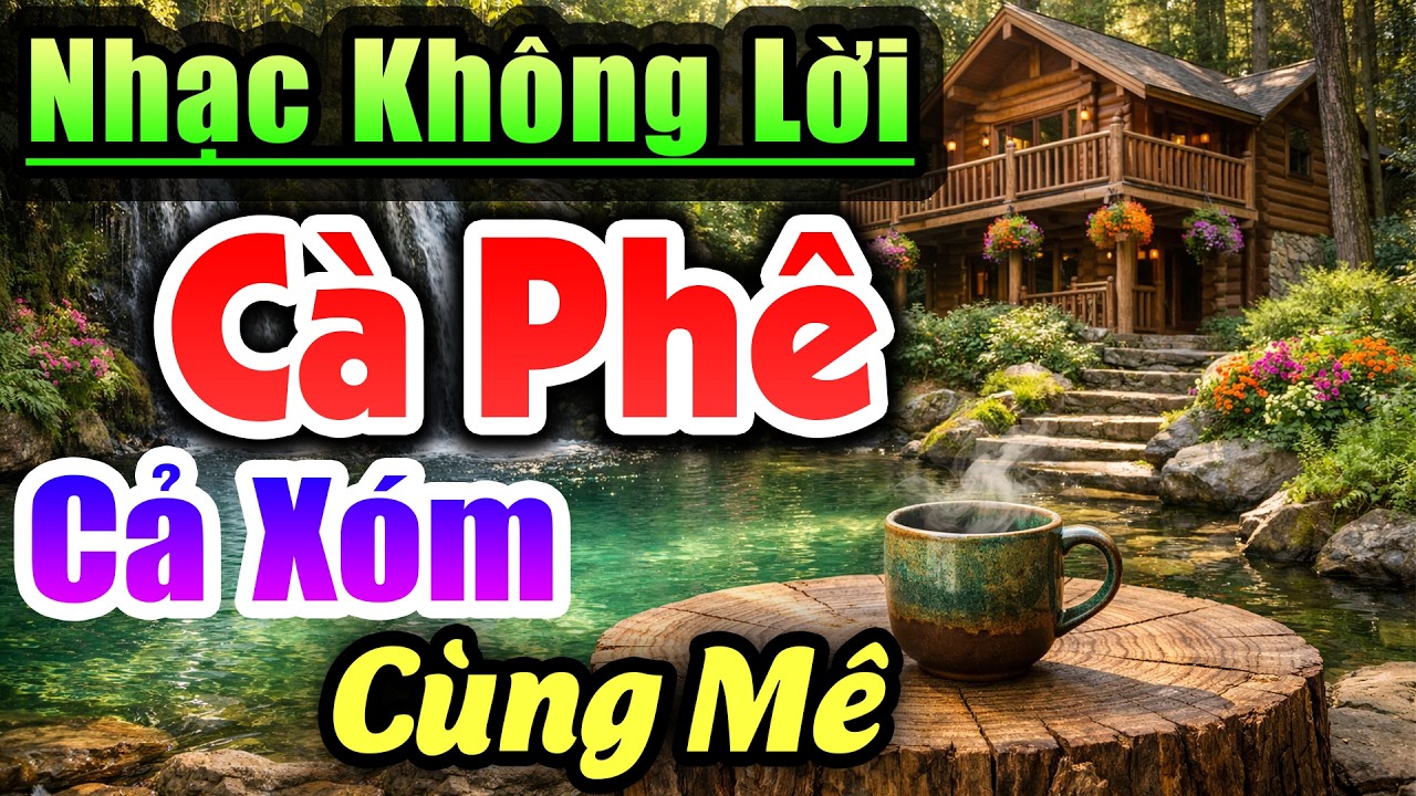 Nhạc Không Lời Cà Phê Vip Cả Xóm Cùng Mê - Album Hòa Tấu Guitar Âm Thanh Sang Trọng Sống Động