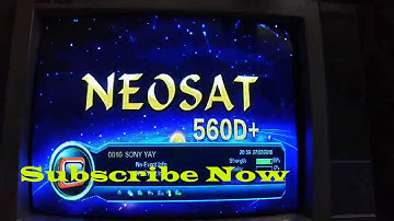 1506T_SCB_3 Neoset 560D+ New Powervu Software | Sony Network OK with USB Update