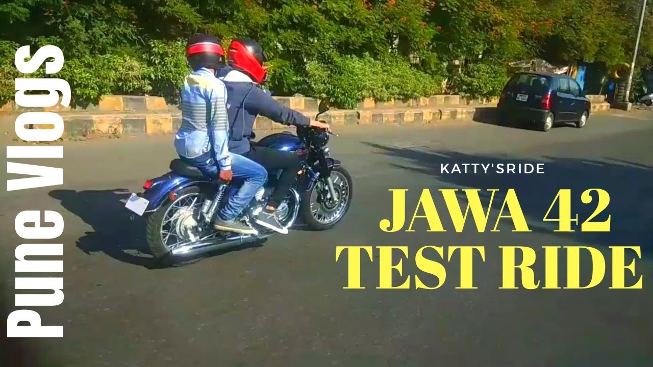 Jawa 42 Test Ride In Pune Jawa 42 Top Speed Kattysride Pune Vlogs