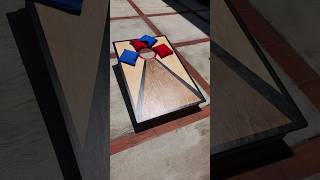 Cornhole Game, realizado en triplay y madera, terminado en poliuretánica