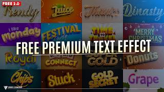 Want PROFESSIONAL Text Effects? Get 20+ FREE Ones Now screenshot 3