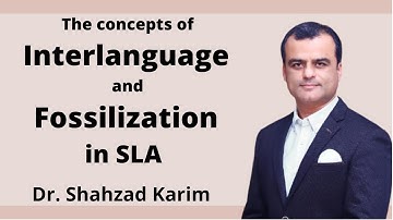 Interlanguage & Fossilization