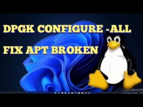 Correggi errore apt corrotto "sudo dpkg --configure -all"