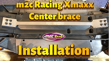 New M2C (prototype) XMAXX Center support brace install.