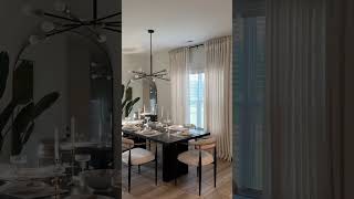 Dining room glow-up: Warm, inviting, and layered #shorts #shortsvideo