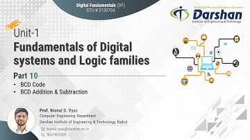 BCD Code, BCD Addition & BCD Subtraction | Unit-1 #10