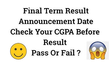 VU Final Term Result Fall 2021 How To Check CGPA and Pass Or Fail Subject Before Final Term Result