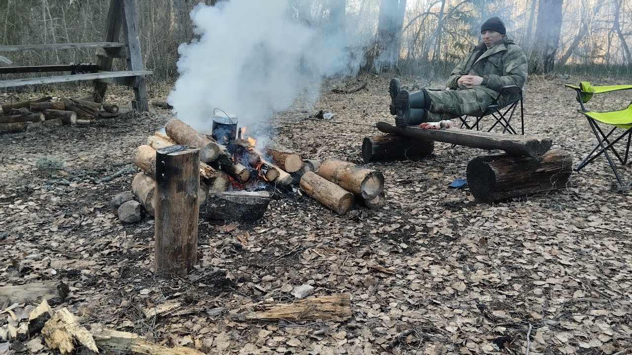НА РЫБАЛКУ не за рыбой.../НА БУХАНКЕ В ЛЕС. - YouTube