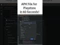 How to Generate APK File in 60 Seconds! 🔥 (Android Studio 2025)