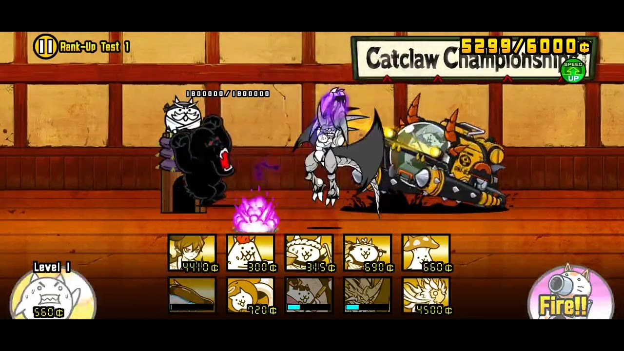 easy catclaw dojo championship rank up test 1 strategy