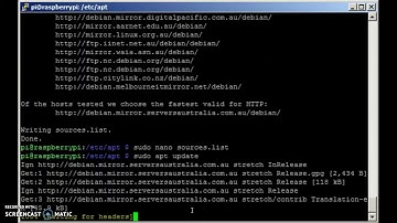 ITD102 - Raspbian Netselect-Apt Configuration