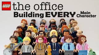 How to build EVERY main character from The Office with LEGO