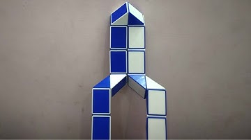 How to make Space Rocket with Snake Cube