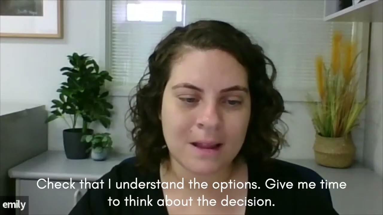 Emily Raymond  - Supported Decision Making