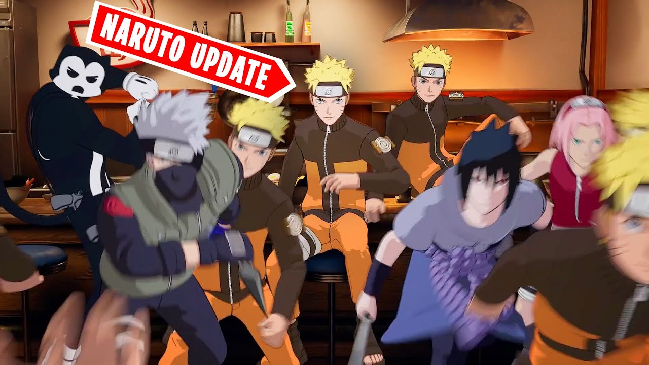 Fortnite x NARUTO Item Shop Update (All Skins, Emotes and Weapons)