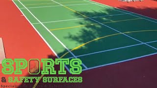 MUGA Court Surfacing Installation in Southport, Merseyside | Polymeric Surface Installation by Sports And Safety Surfaces 248 views 2 years ago 2 minutes, 5 seconds