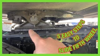 Famous How To: 5 Simple Easy Steps To Slide The Fifth Wheel On A Semi Tractor Trailer Wealth