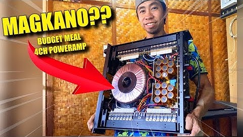 Budget-Meal 4 Channel Power Amplifier | Joson Moon Pro Max