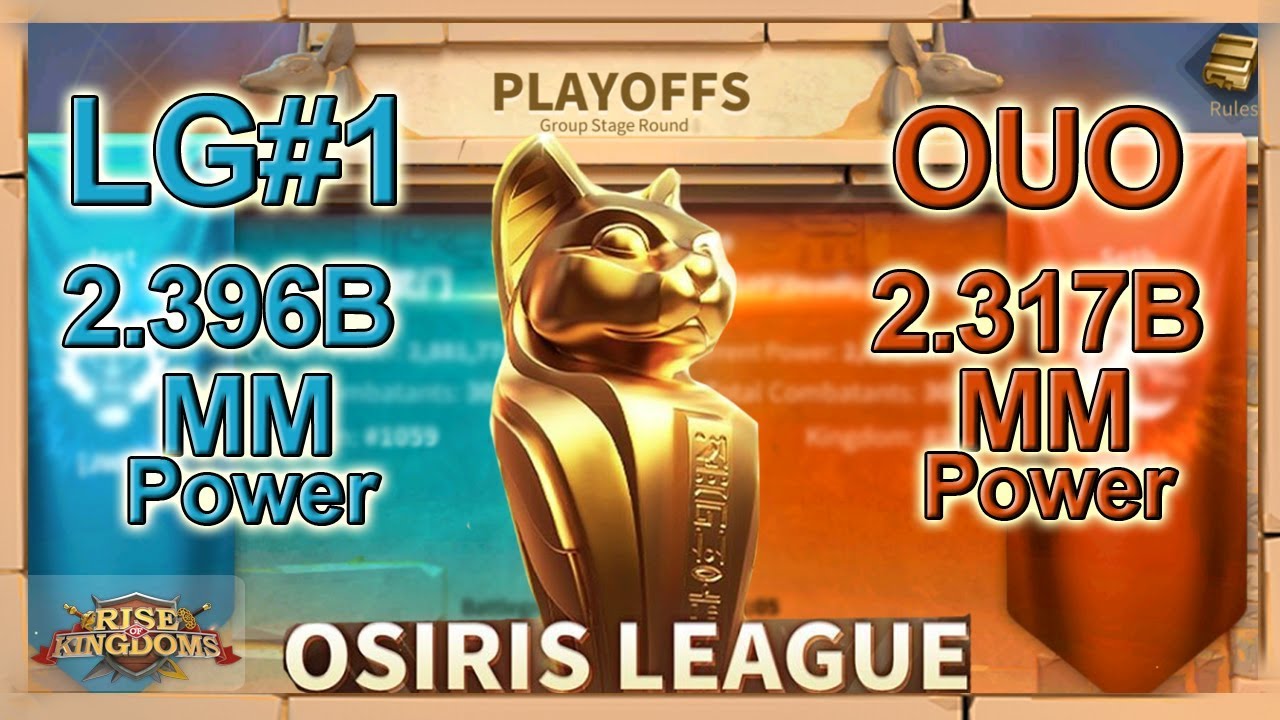 Osiris League Group Stage: LG#1 