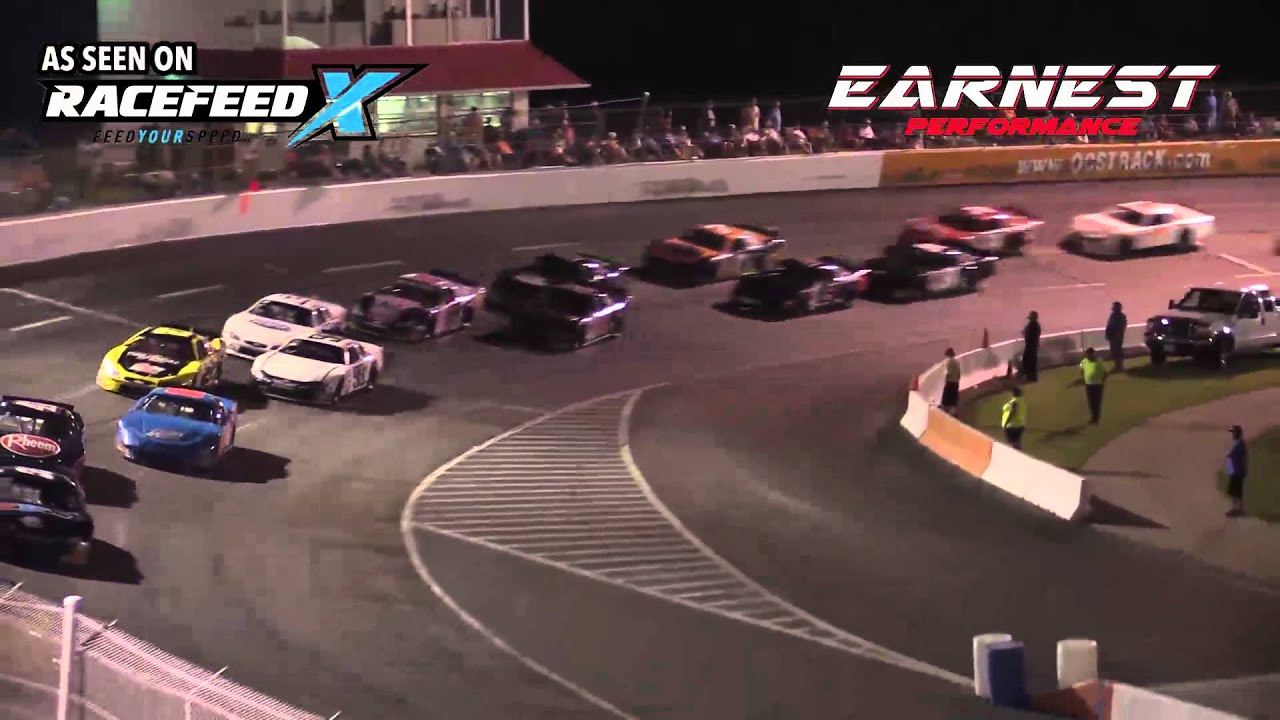 CARS Late Model Stock Tour Highlights - Orange County Speedway - August 1, 2015 - 